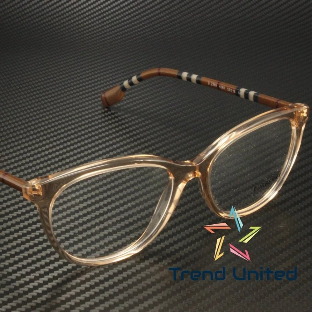 Burberry Light Brown Transparent Glasses